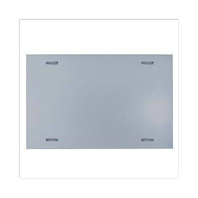 Universal Frameless Magnetic Glass Marker Board, 72 x 48, White Surface (UNV43204)