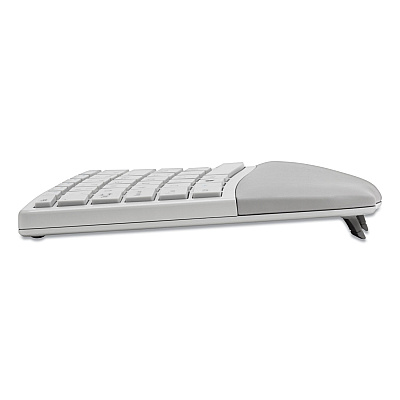 Kensington Pro Fit Ergo Wireless Keyboard, 18.98 x 9.92 x 1.5, Gray (KMW75402)