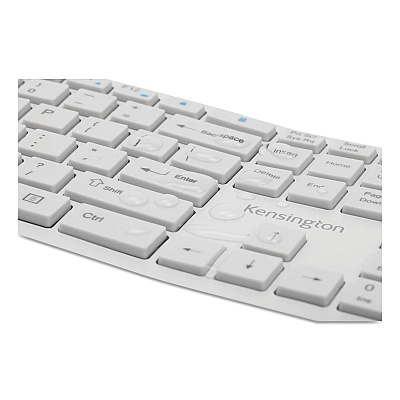 Kensington Pro Fit Ergo Wireless Keyboard, 18.98 x 9.92 x 1.5, Gray (KMW75402)