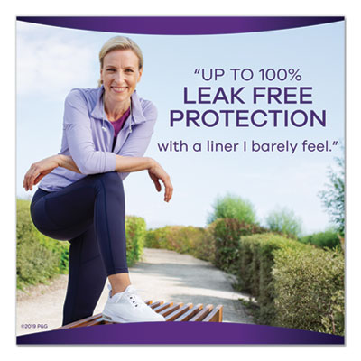 Always Discreet Incontinence Liners, Very Light Absorbency, Long, 44/pack, 3 Packs/carton (PGC92724)