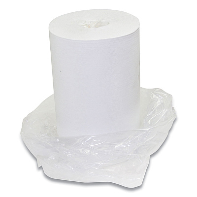 HOSPECO Easy Task A100 Wiper, Center-Pull, 1-Ply, 10 x 12, White, 275 Sheets/Roll with Zipper Bag, 6 Rolls/Carton (HOSNETA100CXZRW)