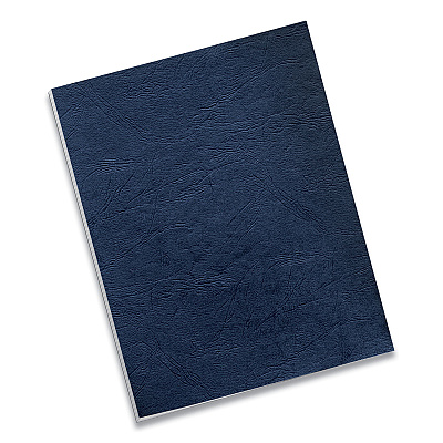 Fellowes Classic Grain Texture Binding System Covers, 11 x 8.5, Navy, 50/Pack (FEL52124)