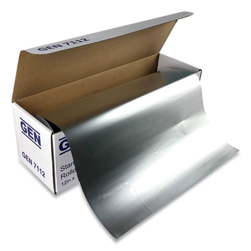 GEN Standard Aluminum Foil Roll, 12" x 1,000 ft (7112)