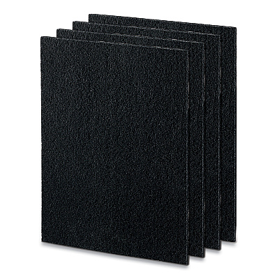Carbon Filter for Fellowes 190/200/DX55 Air Purifiers, 10.12 x 13.18, 4/Pack (9324101)
