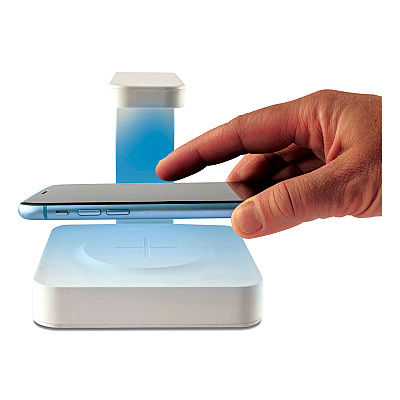 Itek Sterilizer and Wireless Phone Charger, White (ITEUV61782)