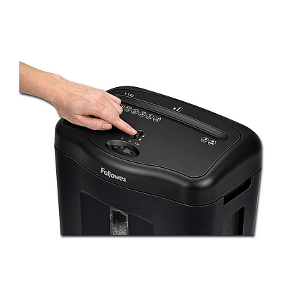 Fellowes Powershred 11C Cross-Cut Shredder, 11 Manual Sheet Capacity (4350001)