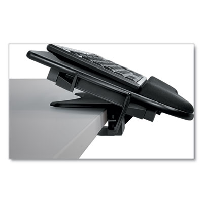 Fellowes Tilt 'n Slide Keyboard Manager With Comfort Glide, 19.5w X 11.5d, Black (8060201)