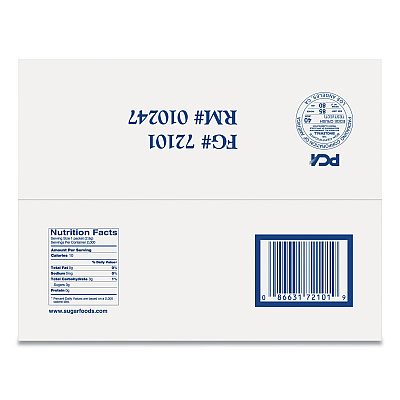 N'Joy Sugar Packets, 0.1 oz, 2,000 Packets/Box (NJOSUG72101)