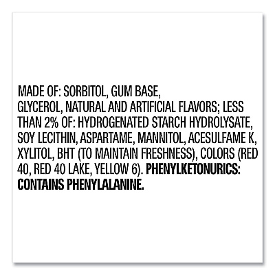 Orbit Sugar-Free Chewing Gum, Bubblemint, 12/Box (WRIWMW21489)