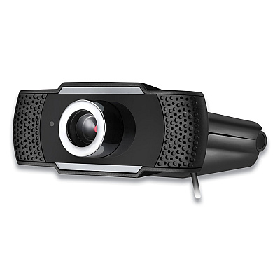 Adesso CyberTrack H4 1080P HD USB Manual Focus Webcam with Microphone, 1920 Pixels x 1080 Pixels, 2.1 Mpixels, Black