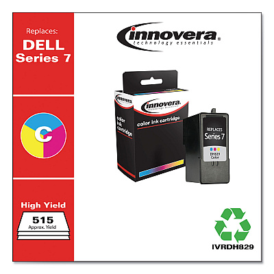 Innovera Remanufactured Tri-Color High-Yield Ink, Replacement for Series 7 (CH884), 515 Page-Yield (IVRDH829)