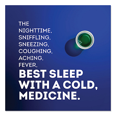Vicks NyQuil Cold and Flu Nighttime Liquid, 12 oz Bottle, 12/Carton (PGC01426)