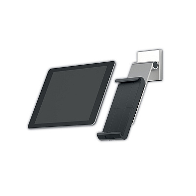 Durable Mountable Tablet Holder, Silver/Charcoal Gray (DBL893523)
