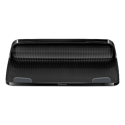 Fellowes I-Spire Series Laptop Lift, 13.19" x 9.31" x 4.13", Black/Gray, Supports 10 lbs (FEL9472401)