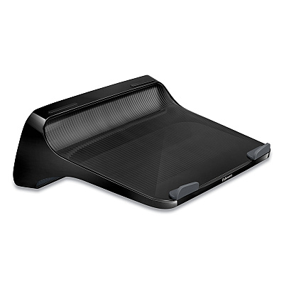 Fellowes I-Spire Series Laptop Lift, 13.19" x 9.31" x 4.13", Black/Gray, Supports 10 lbs (FEL9472401)