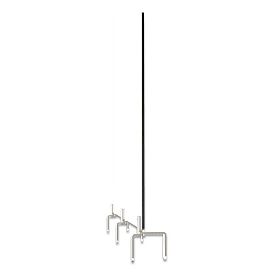 Ghent Clear Partition Extender with Attached Clamp, 48 x 3.88 x 30, Thermoplastic Sheeting (GHEPEC3048A)