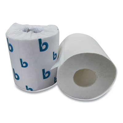 Boardwalk Deluxe Bathroom Tissue, Septic Safe, Embossed, 2-Ply, White, 380 Sheets/Roll, 48 Rolls/Carton (BWK6154)