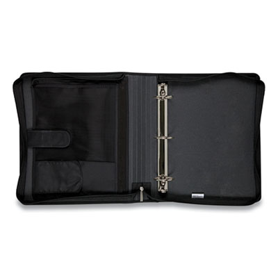 Five Star Zipper Binder, 3 Rings, 2" Capacity, 11 x 8.5, Black/Gray Zebra Print Design (ACC72536EA)