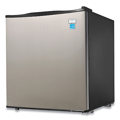 Avanti 1.7 Cu. Ft. All Refrigerator, Stainless Steel/Black (AVAAR17T3S)