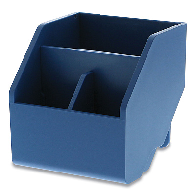 Bostitch Konnect Desktop Organizer Short Storage Bin, 3.4" x 3.5" x 3.5", Blue (BOSKTCUPBLUE)