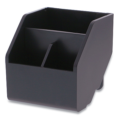 Bostitch Konnect Desktop Organizer Short Storage Bin, 3.4" x 3.5" x 3.5", Black (BOSKTCUPBLK)
