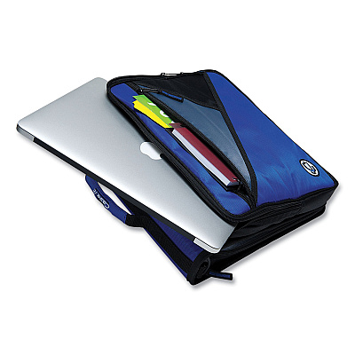 Case it Universal Zipper Binder, 3 Rings, 2" Capacity, 11 x 8.5, Purple/Gray Accents (CAELT007PUR)