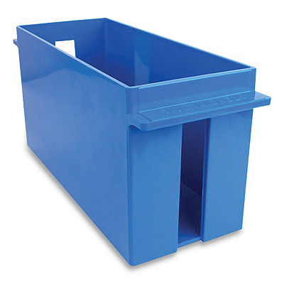 CONTROLTEK Extra-Capacity Coin Tray, Nickels, 1 Compartment, Denomination and Capacity Etched On Side, 10.5 x 4.75 x 5, Plastic, Blue (CNK560164)