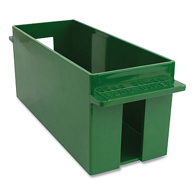 CONTROLTEK Extra-Capacity Coin Tray, Dimes, 1 Compartment, Denomination and Capacity Etched On Side, 10.5 x 4.75 x 5, Plastic, Green (CNK560166)