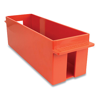 CONTROLTEK Extra-Capacity Coin Tray, Quarters, 1 Compartment, 11.5 x 3.38 x 3.38, Plastic, Orange (CNK560168)