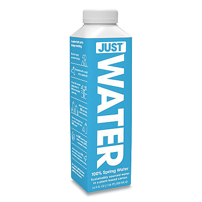 Just Water Spring Water, 16.9 oz, 12/Carton (DEZJGD00003)
