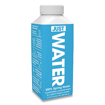 Just Water Spring Water, 11.2 oz, 24/Carton (DEZJGD00703)