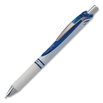 Pentel EnerGel Pearl Gel Pen, Retractable, Medium 0.7 mm, Assorted Ink and Barrel, 3/Pack (PENBL77WBPS3M2)