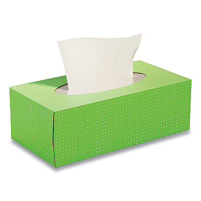Perk Ultra Soft Standard Facial Tissue, 2-Ply, White, 160 Sheets/Box, 3 Boxes/Pack (PRK24405544)