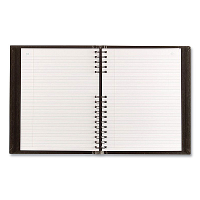 Blueline AccountPro Records Register Book, Black Cover, 9.5 x 6 Sheets, 300 Sheets/Book (REDA7963C01)