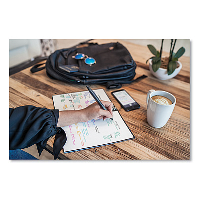 Rocketbook Core Smart Notebook, Dotted Rule, Midnight Blue Cover, (16) 11 x 8.5 Sheets (RKBEVRLRCDF)
