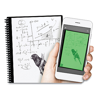 Rocketbook Core Smart Notebook, Dotted Rule, Midnight Blue Cover, (16) 11 x 8.5 Sheets (RKBEVRLRCDF)