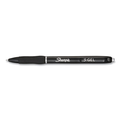 Sharpie High-Performance Gel Pen, Retractable, Medium 0.7 mm, Black Ink, Black Barrel, 36/Pack (SAN2096180)