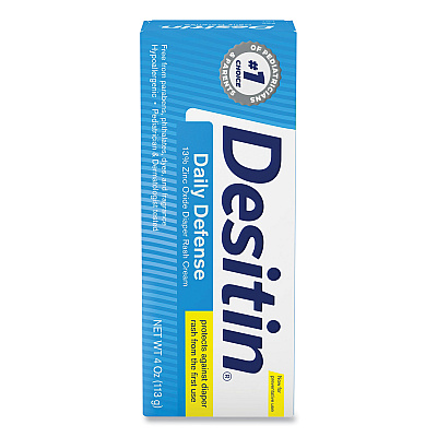 Desitin Daily Defense Baby Diaper Rash Cream with Zinc Oxide, 4 oz Tube (SCJ00301)