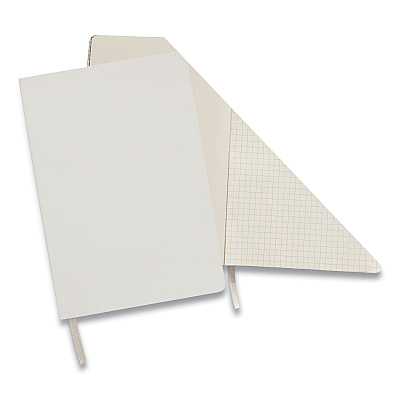 TRU RED Flexible-Cover Business Journal, 1-Subject, Quadrille Rule, Gray Cover, (96) 8 x 5.5 Sheets (TUD24377289)