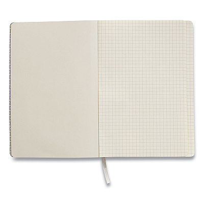 TRU RED Flexible-Cover Business Journal, 1-Subject, Quadrille Rule, Gray Cover, (96) 8 x 5.5 Sheets (TUD24377289)