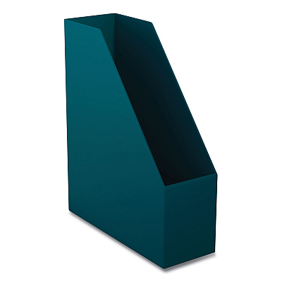 TRU RED Plastic Magazine File, 3.66 x 10.3 x 12.51, Teal (TUD24380398)