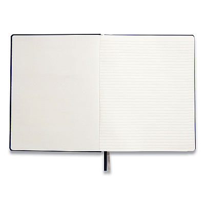 TRU RED Hardcover Business Journal, 1-Subject, Narrow Rule, Blue Cover, (96) 10 x 8 Sheets (TUD24383519)