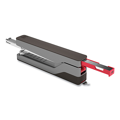 TRU RED Premium Desktop Full Strip Stapler, 30-Sheet Capacity, Gray/Black (TUD24418173)