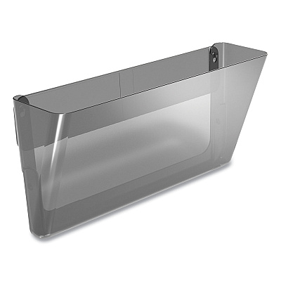 TRU RED Unbreakable Plastic Wall File, Legal Size, 15.4" x 4" x 7.6", Smoke (TUD24418580)