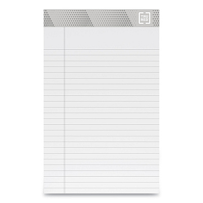 TRU RED Notepads, Narrow Rule, 50 White 5 x 8 Sheets, 12/Pack (TUD24419917)