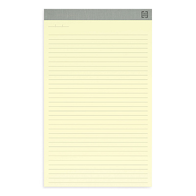 TRU RED Notepads, Wide/Legal Rule, 50 Canary-Yellow 8.5 x 14 Sheets, 12/Pack (TUD24419920)