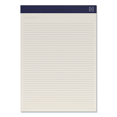 TRU RED Notepads, Narrow Rule, 50 Ivory 8.5 x 11.75 Sheets, 12/Pack (TUD24419926)