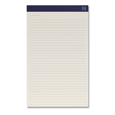 TRU RED Notepads, Wide/Legal Rule, 50 Ivory 8.5 x 14 Sheets, 12/Pack (TUD24419930)