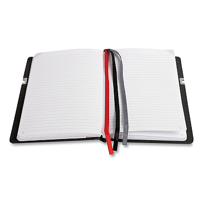TRU RED Mastery Journal, 1-Subject, Narrow Rule, Black Cover, (192) 8 x 5 Sheets (TUD24421812)