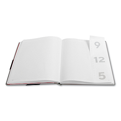 TRU RED Large Starter Journal, 1-Subject, Narrow Rule, Gray Cover, (192) 10 x 8 Sheets (TUD24421833)